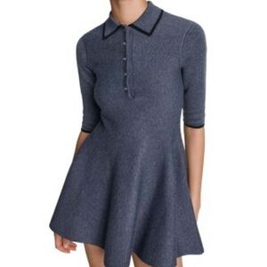 MAJE / SANDRO ROWELL POLO DRESS